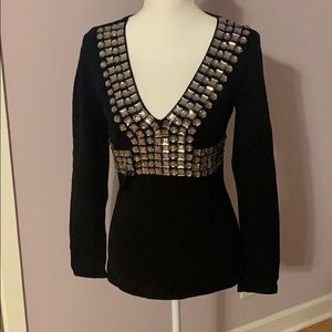 Festive Blouse with gorgeous jewel detail DISCO